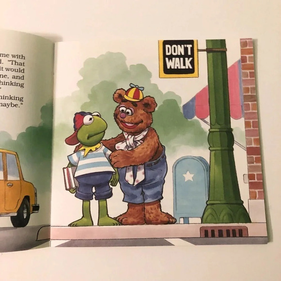 Vintage 1991 Too Many Promises Muppet  Kids Childrens Golden Look Look Book - Picture 13 of 16
